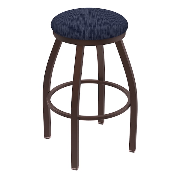 36" Swivel X-Tall Bar Stool, Bronze Finish, Graph Anchor Seat